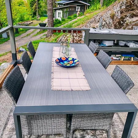 Harjula-kesaemaja, Sauna Ja Ulkoallas Tuusulassa Domek alpejski *