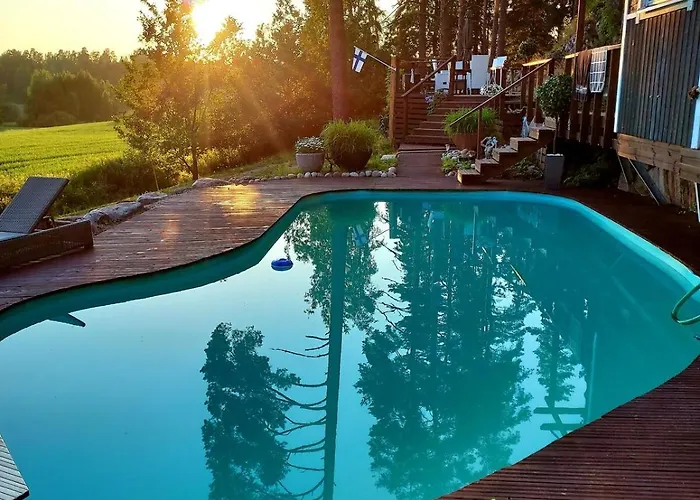 Chalet Harjula-kesaemaja, Sauna Ja Ulkoallas Tuusulassa